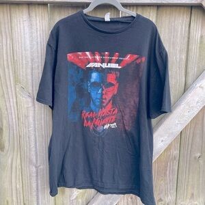 Anuel Real Hasta Da Muerta Black Graphic Band Tour Tee